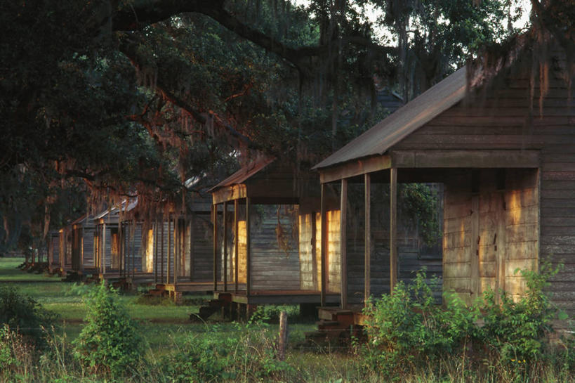 无人,横图,室外,历史,黄昏,摄影,考古学,种植园,路易斯安那州,奴隶,彩图,小木屋,公民权利