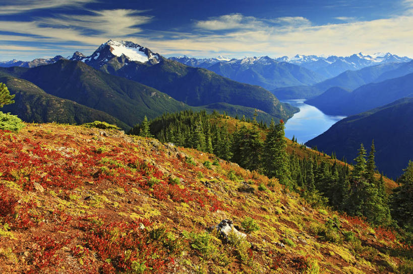 无人,横图,室外,白天,山,美国,地形,地标建筑,摄影,宁静,冰河,华盛顿州,卡斯基德山脉,彩图,旅行