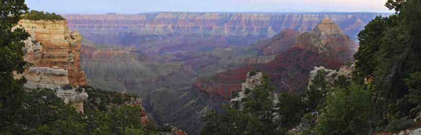 无人,横图,全景,室外,白天,日落,峡谷,美国,地形,大峡谷,地标建筑,摄影,亚利桑那,北美,大峡谷国家公园,科罗拉多河,地质学,彩图,旅行