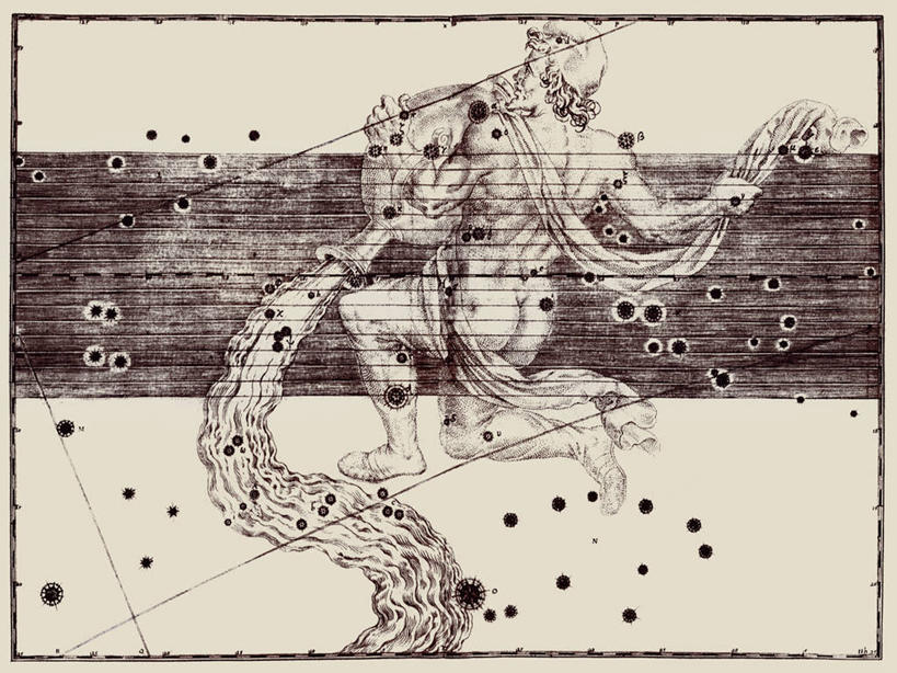 无人,横图,地图,艺术,科学,星星,摄影,星座,天文学,水瓶座,彩图,雕刻术