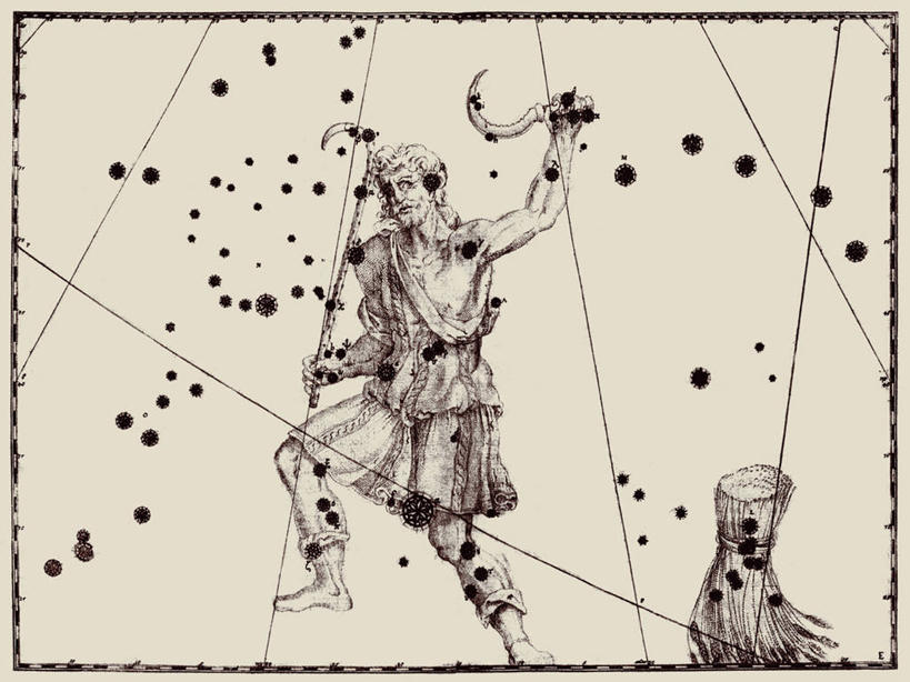 无人,横图,地图,艺术,科学,星星,摄影,星座,天文学,牧夫座,彩图,雕刻术