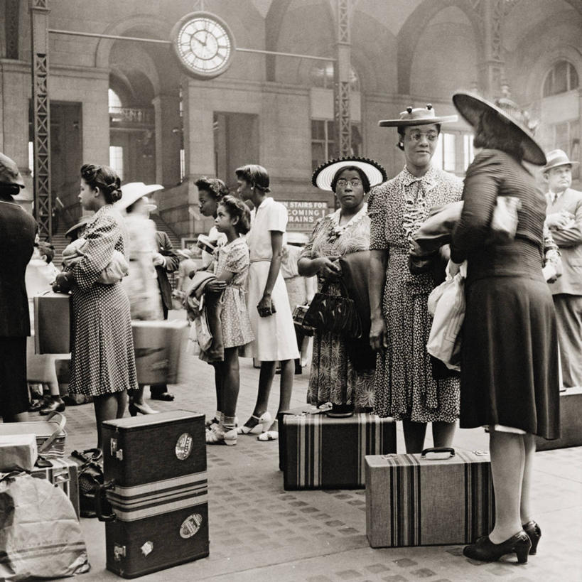 儿童,成年人,中年人,方图,黑白,室内,白天,城市,车站,纽约,美国,乘客,曼哈顿,站台,历史,月台,运输,摄影,等,等候室,女孩,中年女性,旅行