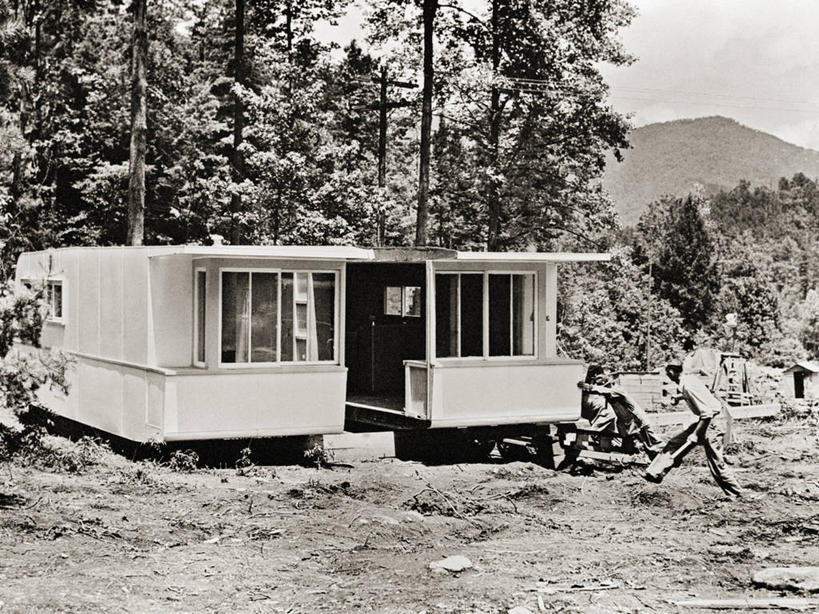 横图,黑白,室外,白天,建筑,美国,工作,房屋,摄影,田纳西