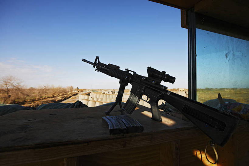 无人,横图,室外,白天,阿富汗,准备,军事,枪支,武器,战争,摄影,保护,子弹,剪影,来福枪,狙击手,彩图,美国海军陆战队