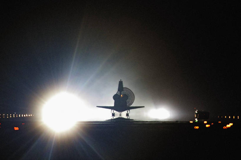 无人,横图,室外,夜晚,美国,着陆,摄影,北美,北美洲,美洲,剪影,航天飞机,佛罗里达,佛罗里达州,佛州,阳光州,肯尼迪航天中心,北亚美利加洲,亚美利加洲,迈雷特岛国家野生动物保护区,梅里特岛,彩图,美利坚合众国,空间探索