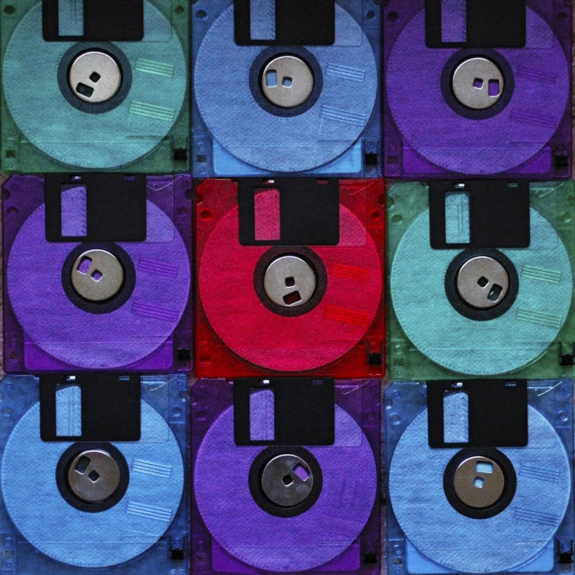 无人,方图,重复,许多,格子,配件,很多,红色,蓝色,绿色,紫色,摄影,磁盘,软盘,部件,计算机设备,彩图