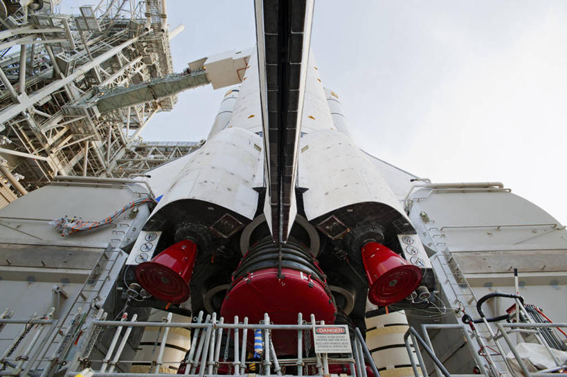 无人,横图,室外,白天,美国,准备,尾巴,发射台,摄影,北美,北美洲,美洲,航天飞机,亚特兰蒂斯号,佛罗里达,佛罗里达州,佛州,阳光州,肯尼迪航天中心,北亚美利加洲,亚美利加洲,迈雷特岛国家野生动物保护区,梅里特岛,彩图,美利坚合众国,空间探索