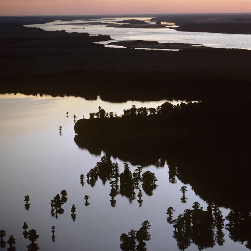 无人,方图,俯视,航拍,室外,河流,日落,地形,摄影,鸟瞰,密西西比河,田纳西,彩图,高角度拍摄,旅行