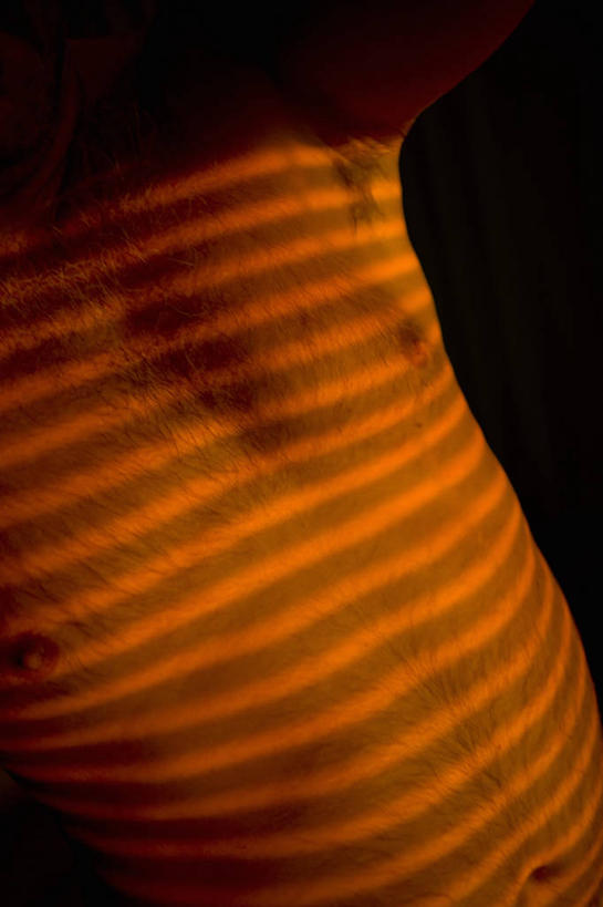 西方人,成年人,中年人,乳头,裸体,一个人,竖图,室内,白天,性感,欧洲,欧洲人,仅一个男性,仅一个人,仅一个中年男性,阴影,条纹,光,黎明,裸露,百叶帘,摄影,胸毛,裸,男人,男性,中年男性,白种人,胸部,彩图