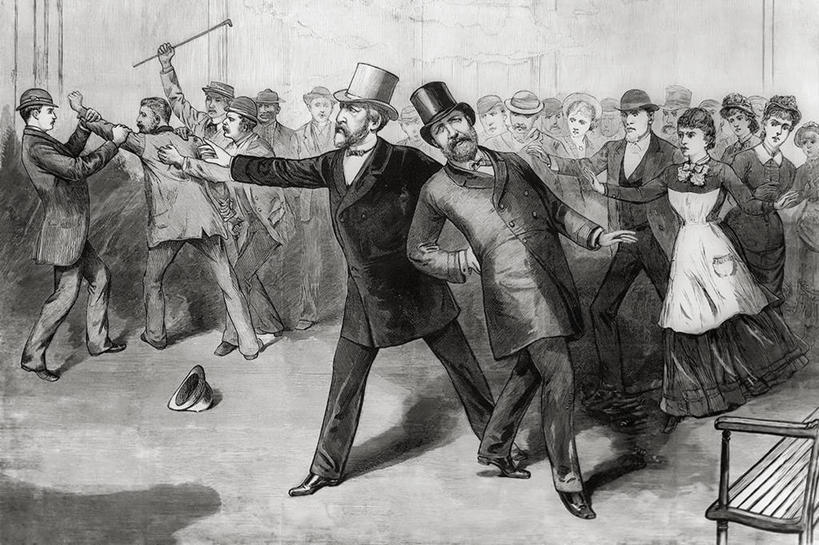 西方人,成年人,老年人,横图,黑白,室内,欧洲,欧洲人,历史,摄影,死亡,犯罪,总统,政治,国务卿,老年男性,白种人,雕刻术