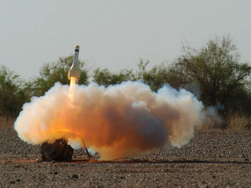 无人,横图,室外,白天,美国,军事,烟,战争,摄影,亚利桑那,导弹,彩图