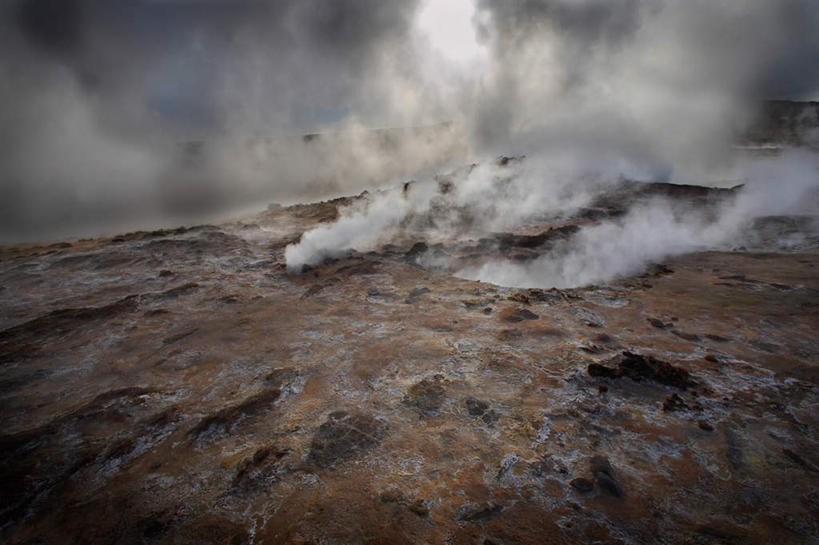 无人,横图,俯视,航拍,室外,白天,旅游,度假,火山,美景,植物,欧洲,冰岛,枯萎,景观,烟雾,枯草,娱乐,草,黄色,自然,享受,休闲,景色,放松,鸟瞰,自然风光,北欧,冰岛共和国,活火山,死火山,休眠火山,彩图,高角度拍摄