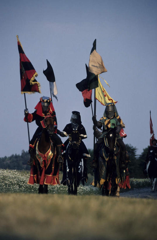 西方人,三个人,坐,竖图,室外,白天,仰视,旅游,度假,安全,草地,草原,美景,植物,马,野生动物,旗帜,欧洲,欧洲人,表演,握,阴影,光线,盔甲,影子,景观,旷野,云,云朵,防护,拿,云彩,拿着,娱乐,旗子,草,扮演,蓝色,绿色,白云,蓝天,天空,阳光,自然,动物,天,享受,休闲,景色,放松,握着,运输,牲畜,保护,自然风光,原野,三匹,保险,防御,骑行,铠甲,防具,防卫,旌旗,旗号,三面,饰演,平安,男人,男性,年轻男性,白种人,坐着,彩图,低角度拍摄,全身,甲胄