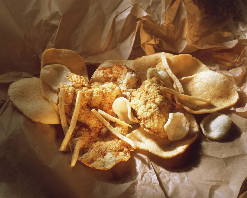 点心,无人,横图,俯视,室内,特写,白天,阴影,朦胧,模糊,光线,布料,影子,食品,布纹,桌布,食物,餐巾,台布,零食,薄饼,彩图,高角度拍摄