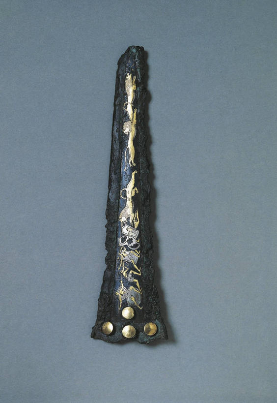 无人,竖图,灰色背景,古代,一个,灰色,摄影,单个,古希腊,古代文明,刀刃,美术工艺,彩图,影棚拍摄,匕首,过去