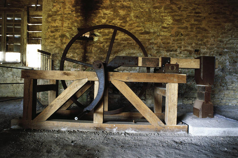 无人,工厂,横图,室内,白天,建筑,法国,古典,历史,工业,摄影,考古学,布根地,彩图,过去