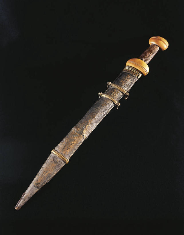 无人,竖图,黑色背景,钢铁,木制,历史,古罗马,古代,一个,武器,摄影,单个,保护,考古学,安全套,剑,青铜,古代文明,美术工艺,彩图,影棚拍摄