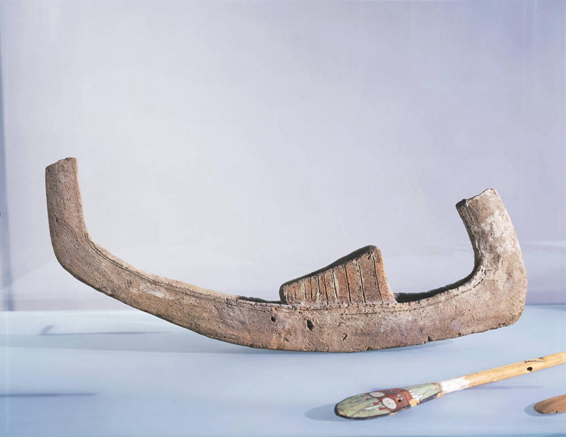 无人,横图,船,陶瓷制品,古代,两个,模型,运输,摄影,桨,人造,古埃及文明,古代文明,美术工艺,彩图,影棚拍摄