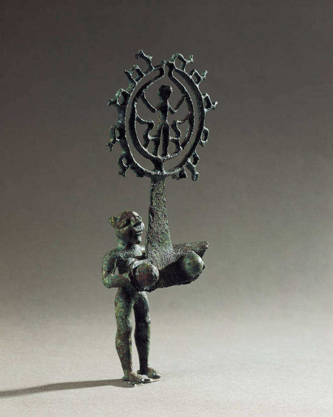 无人,竖图,灰色背景,拿着,古代,灰色,把手,摄影,青铜,古代文明,美术工艺,彩图,影棚拍摄,过去