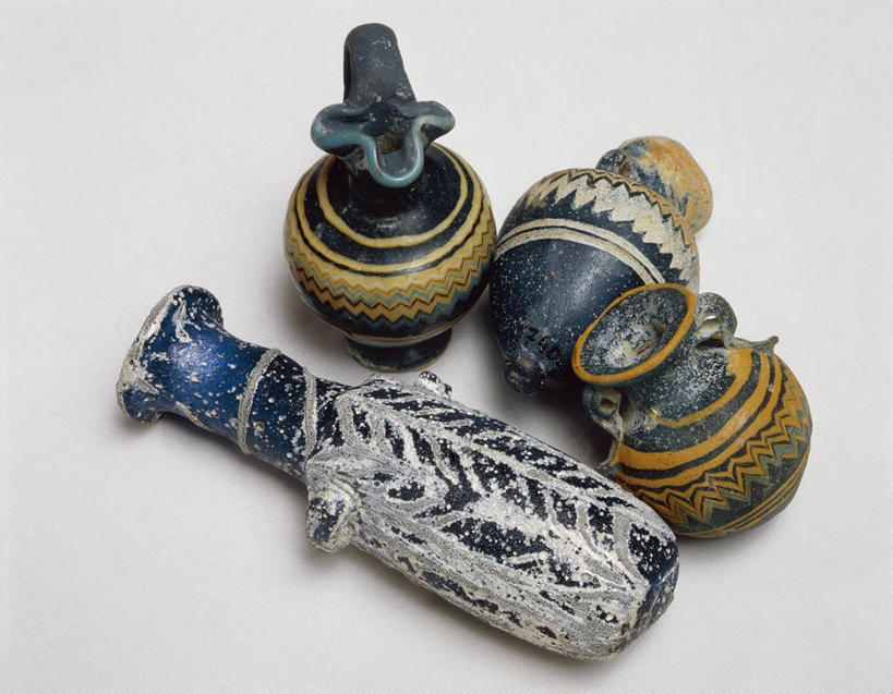 无人,横图,俯视,白色背景,静物,药,药膏,历史,古代,四个,摄影,考古学,广口瓶,古代文明,美术工艺,彩图,高角度拍摄,影棚拍摄,过去