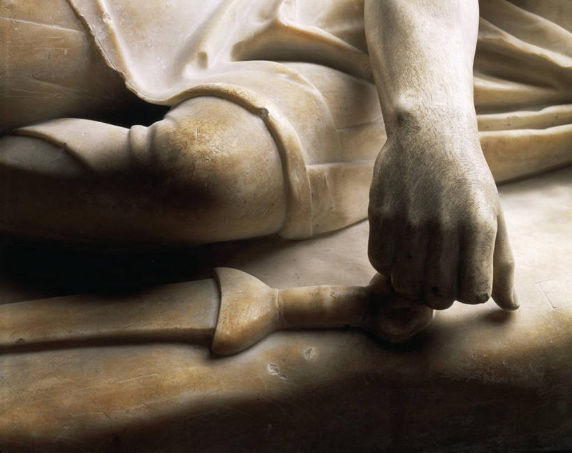 无人,横图,特写,失败,雕塑,艺术,雕像,大理石,历史,古代,一个,武器,摄影,单个,部分,死亡,剑,脆弱,击败,痛苦,手艺,古希腊,古代文明,美术工艺,彩图,影棚拍摄,过去