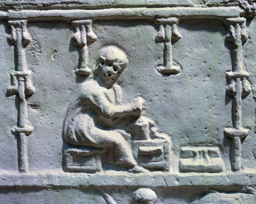 无人,坐,横图,特写,侧面,雕塑,拿着,历史,古罗马,职业,摄影,考古学,美术工艺,彩图,家务劳动,过去