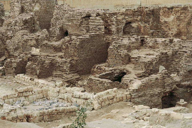 无人,横图,俯视,室外,白天,建筑,埃及,历史,古罗马,废墟,摄影,考古学,中东,埃及文化,亚历山大港,古代文明,罗马浴池,彩图,高角度拍摄,过去