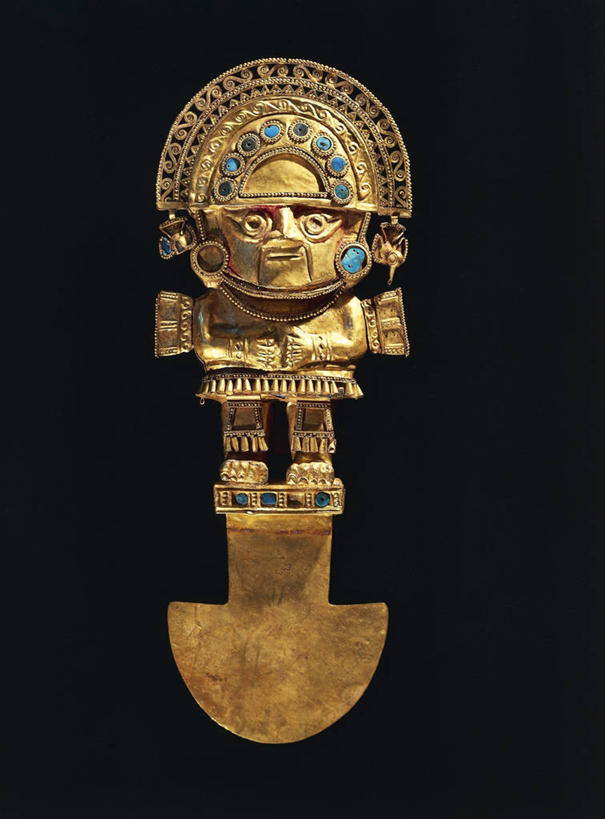 无人,竖图,正面,秘鲁,蓝色背景,标志,符号,历史,标识,黄金,一个,刀,摄影,宗教,单个,祭品,性别符号,美术工艺,彩图,影棚拍摄,男性符号,过去