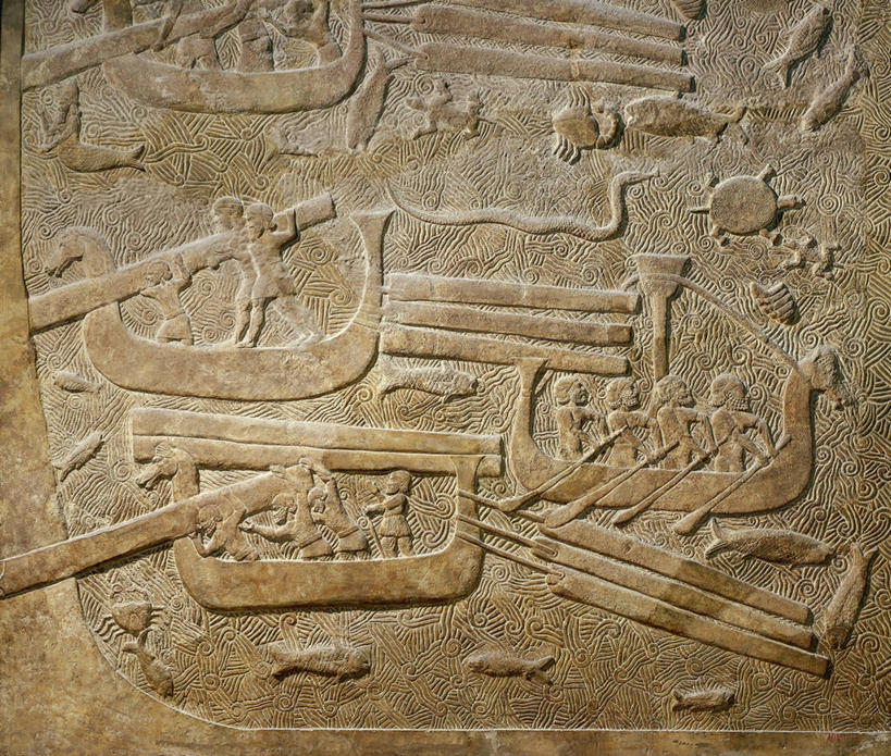 无人,拉,横图,侧面,重复,合作,团队,船,雕塑,伊拉克,一排,划桨,整齐,木制,标志,符号,历史,标识,排列,职业,运输,摄影,考古学,队列,圆木,性别符号,一致,美术工艺,彩图,男性符号,过去