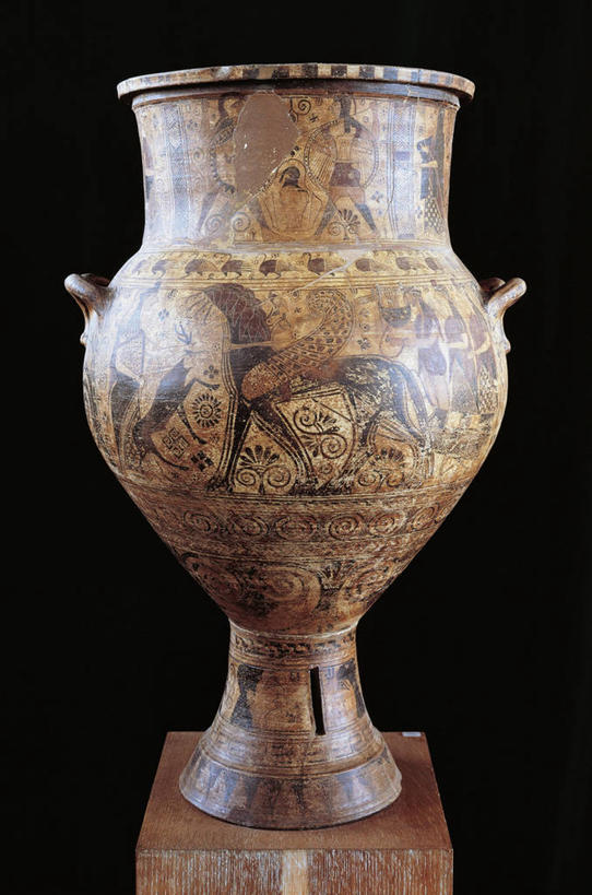 无人,竖图,特写,历史,一个,陶器,摄影,单个,考古学,式样,美术工艺,彩图,影棚拍摄,双耳罐,过去