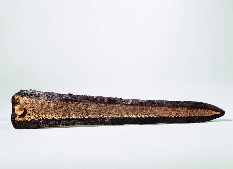 无人,横图,灰色背景,一个,灰色,摄影,单个,青铜,古代文明,彩图,影棚拍摄,匕首