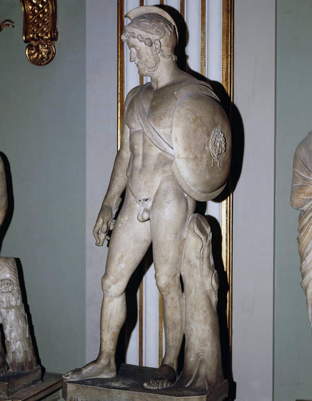 裸体,无人,站,竖图,室内,雕塑,雕像,古罗马,摄影,盾,古代文明,圣人,美术工艺,彩图,全画面,全框架,全帧,全画幅