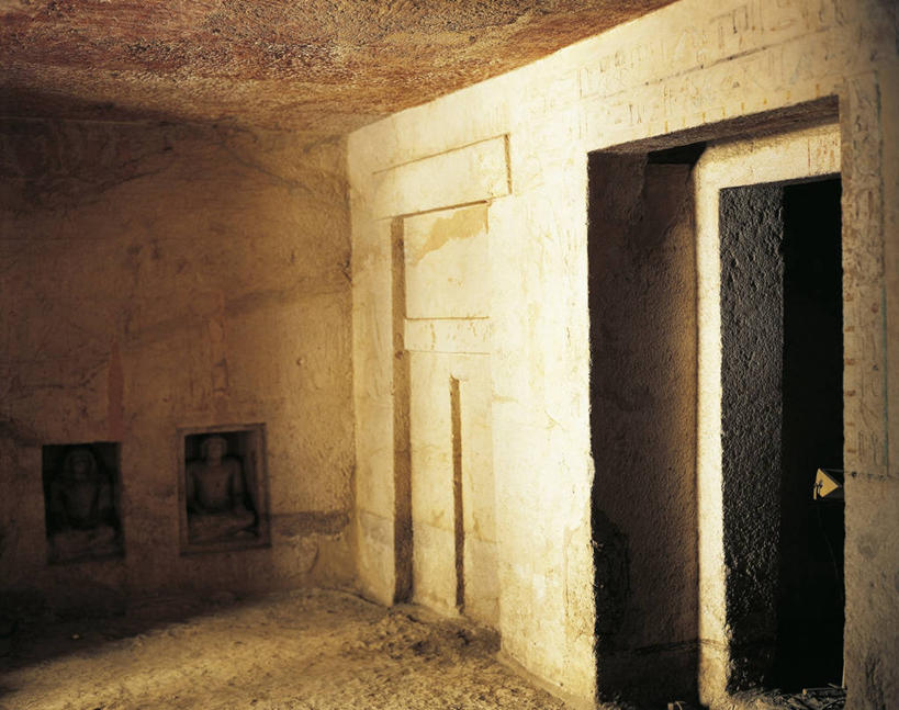 无人,横图,室内,门,建筑,埃及,古代,地标建筑,摄影,考古学,坟墓,中东,吉萨,古埃及文明,古代文明,史前时代,彩图