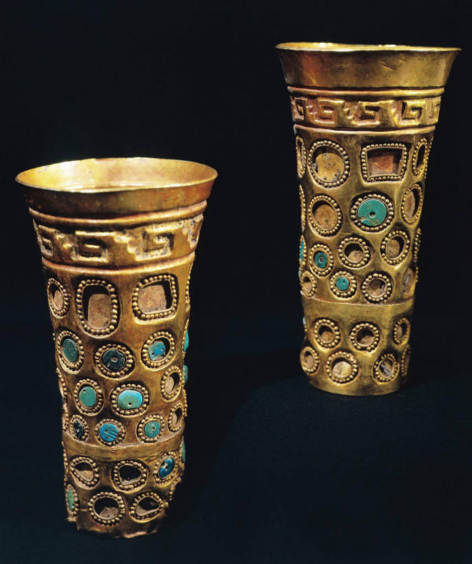 无人,竖图,特写,静物,花瓶,秘鲁,陶瓷制品,两个,摄影,宝石,古代文明,美术工艺,彩图,影棚拍摄,拉美文明