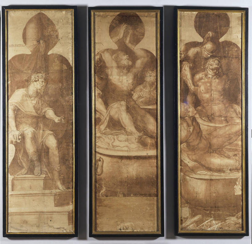 成年人,裸体,横图,特写,绘画,艺术,长袍,古典,文化,工艺品,品味,摄影,颜料,部分,美术,高雅,素描,美学,拷问,男人,彩图,殉道者,三联画,矫饰主义