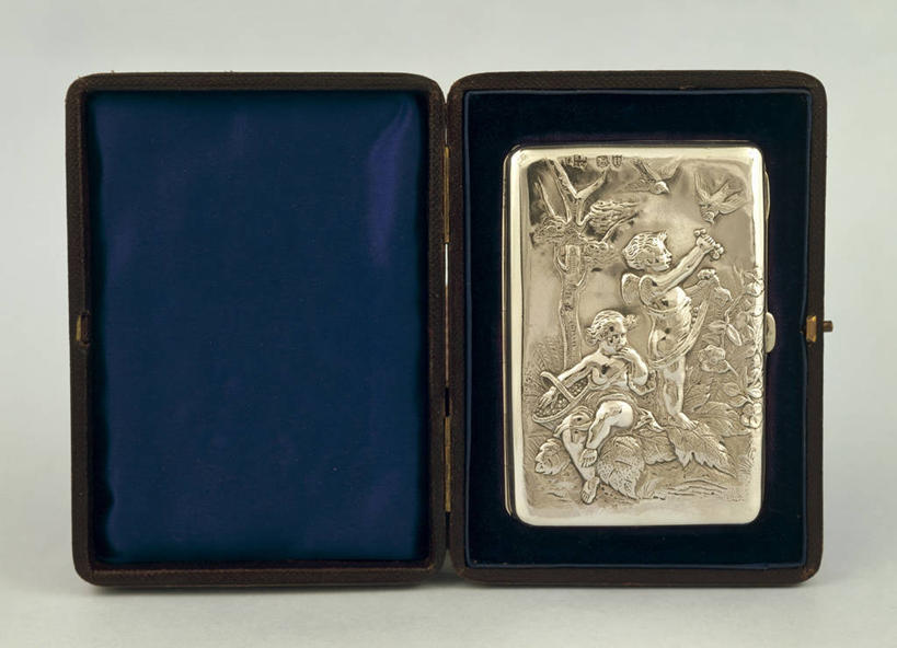 无人,横图,俯视,白色背景,珐琅,银,神话,装饰,金属,历史,古代,一个,容器,财富,摄影,单个,古董,考古学,华贵,美术工艺,彩图,高角度拍摄,影棚拍摄,雕刻术