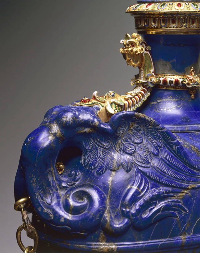 无人,竖图,特写,雕塑,灰色背景,烧瓶,历史,一个,蓝色,灰色,摄影,单个,创造力,铜,想法,美术工艺,彩图,影棚拍摄,天青石