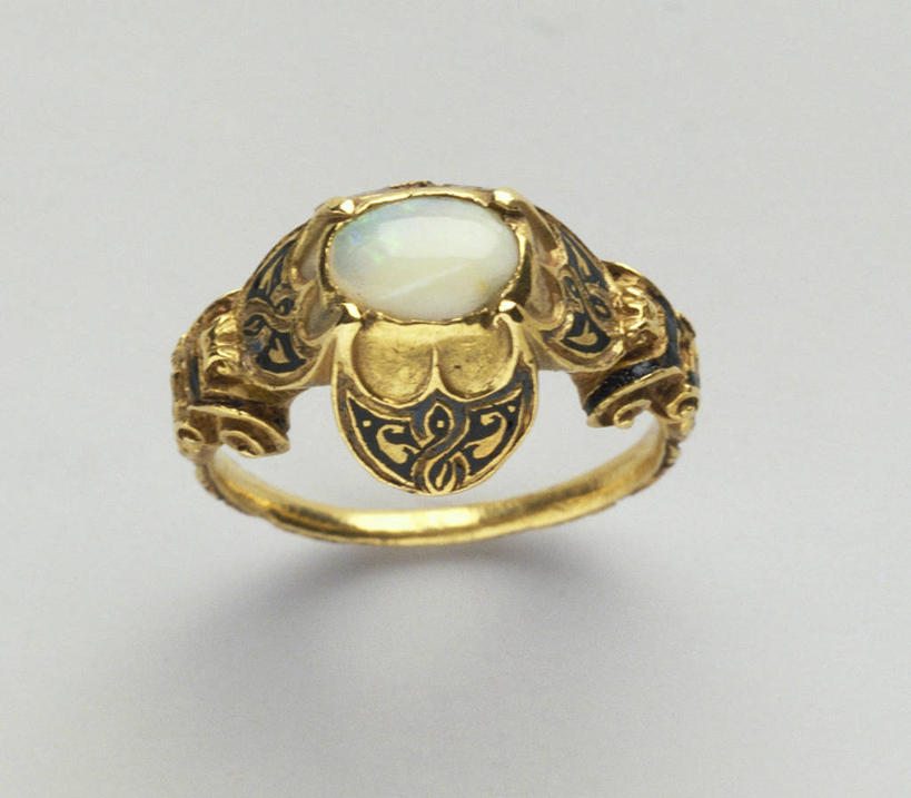 无人,横图,方图,椭圆形,一个,戒指,摄影,单个,古董,蛋白石,美术工艺,彩图,影棚拍摄