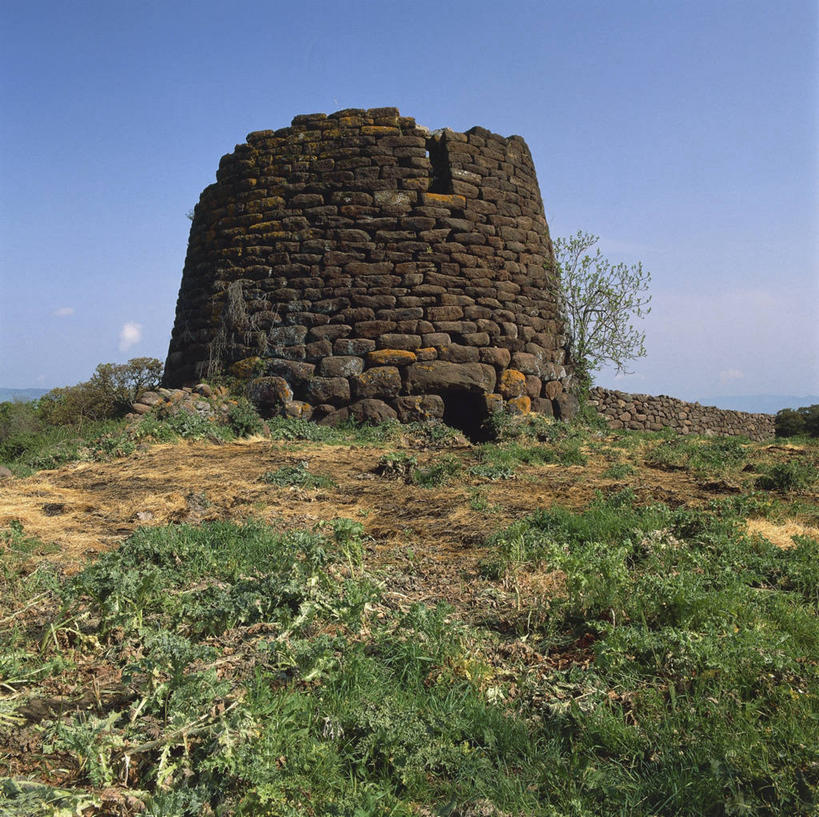 无人,横图,方图,室外,白天,建筑,意大利,废墟,草,摄影,古代文明,撒丁岛,美术工艺,史前时代,彩图