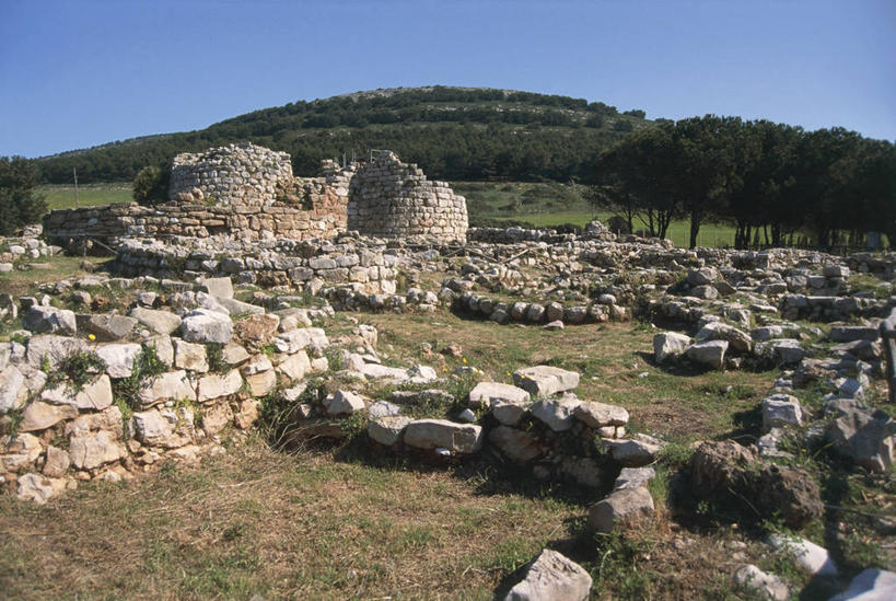 无人,横图,室外,白天,建筑,意大利,乡村,历史,石墙,废墟,摄影,考古学,意大利文化,撒丁岛,萨萨里,阿尔盖罗,彩图