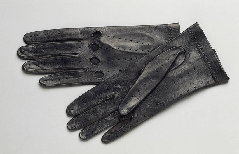 无人,横图,时尚,灰色背景,皮革,一对,两个,黑色,灰色,手套,摄影,高雅,彩图,影棚拍摄