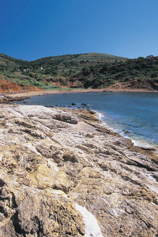 无人,竖图,俯视,室外,白天,海洋,水,植物,沙子,海岸线,流水,图像,树,蓝色,风景,天空,自然,概念,摄影,宁静,地中海文化,主题,自然现象,视角,意大利文化,万里无云,厄尔巴岛,构图,潮汐,海滩,岩石,彩图,高角度拍摄,旅行,时空,传统文化,利禾奴
