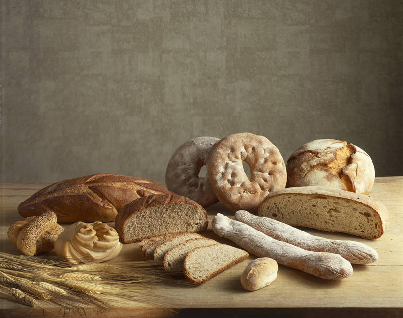 点心,面包,无人,横图,室内,特写,小麦,静物,切开,食品,面点,案板,吐司,饮食,食物,糕点,切,摄影,法式面包,剖面,吐司面包,小圆面包,切面,彩图,多士,听型面包