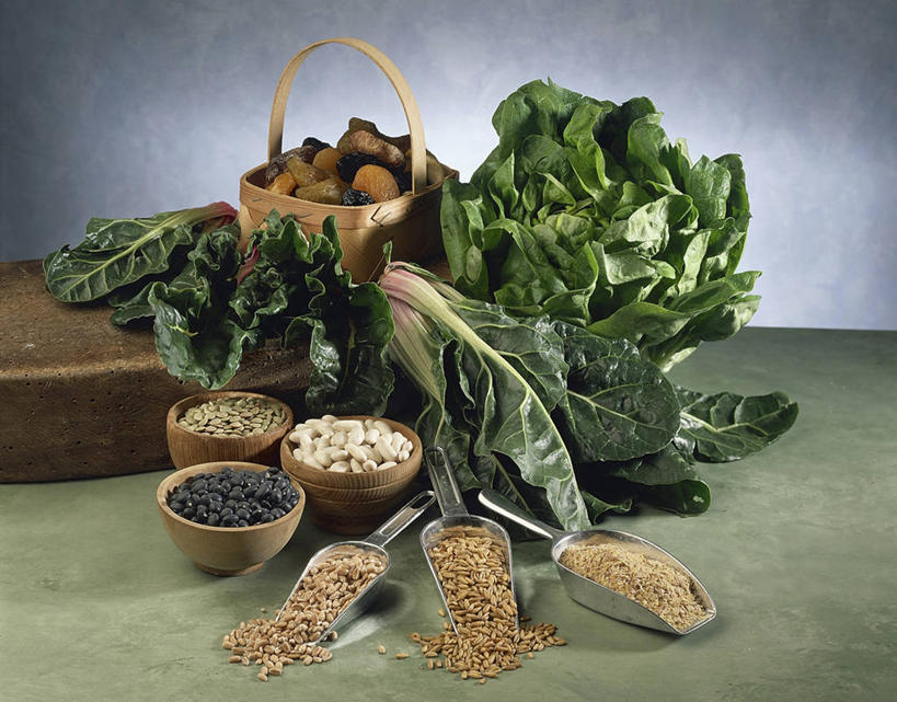 无人,横图,室内,特写,小麦,黑加仑,菠菜,蔬菜,静物,一把,篮子,米,饮食,碗,糙米,摄影,生活方式,健康食物,大蒜,彩图