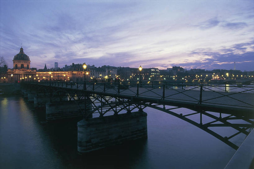 无人,码头,横图,室外,河流,城市,港口,建筑,法国,欧洲,反射,云,桥,首都,联系,风景,天空,自然,黄昏,摄影,照亮,地中海文化,法兰西岛大区,艺术桥,彩图,摆渡口,埠头,渡口,渡头,港湾,海港,货运码头,口岸,商港