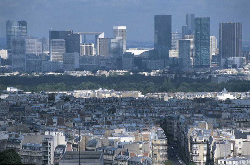 无人,横图,俯视,室外,白天,度假,美景,城市风光,城市,建筑,摩天大楼,法国,欧洲,景观,首都,娱乐,天空,享受,休闲,景色,放松,摄影,地中海文化,拉德芳斯,法兰西岛大区,彩图,高角度拍摄