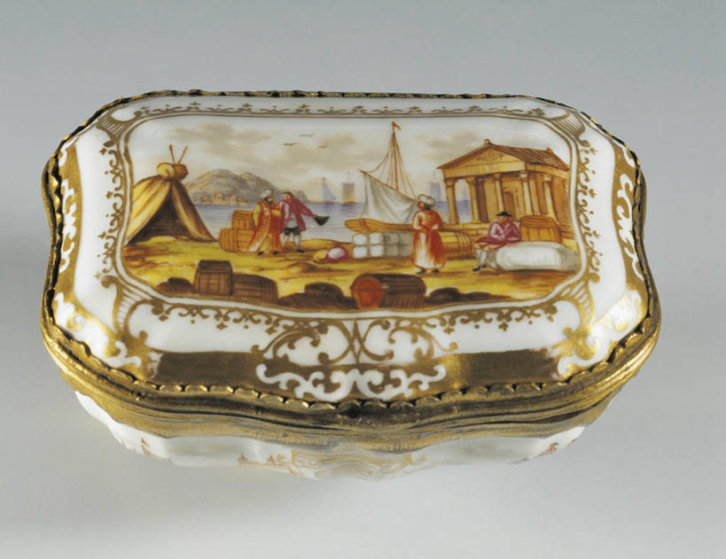 无人,横图,室内,特写,德国,欧洲,艺术,陶瓷制品,历史,盒子,一个,摄影,单个,西欧,鼻烟壶,中欧,美术工艺,设计,彩图,影棚拍摄,海港