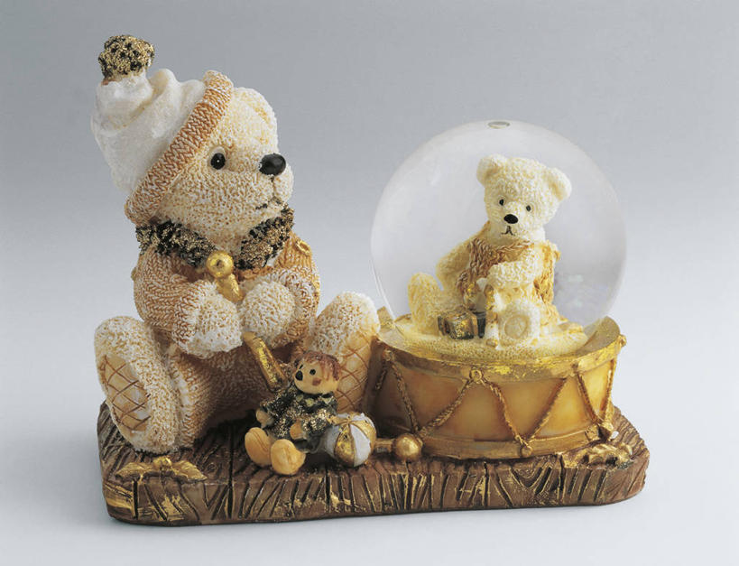 无人,横图,室内,特写,白色背景,玩具,透明,商品,泰迪熊,一个,纪念品,摄影,毛绒玩具,单个,创造力,记忆,雪花球,想法,彩图,影棚拍摄