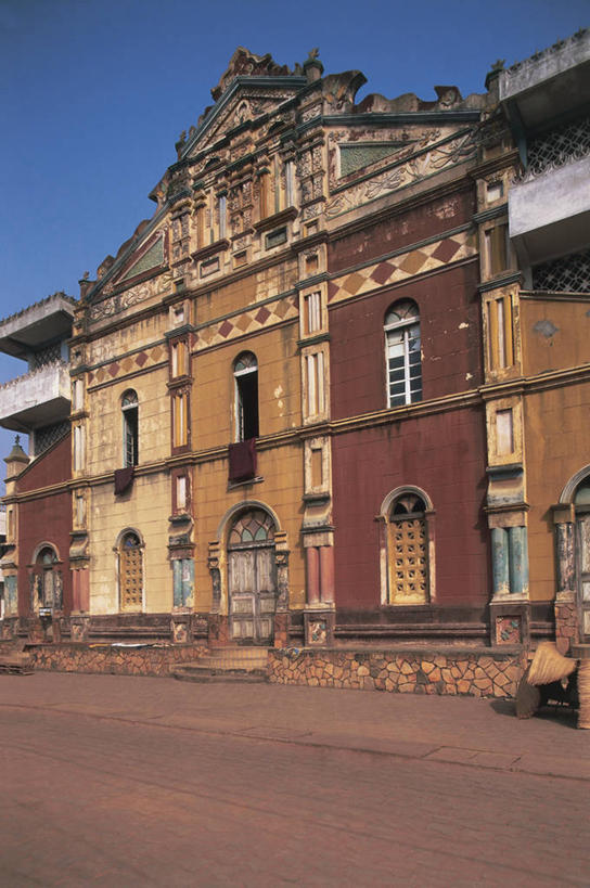 无人,非洲,贝宁,宗教,伊斯兰教,清真寺,大清真寺,西非,波多诺伏,自然地理,彩图