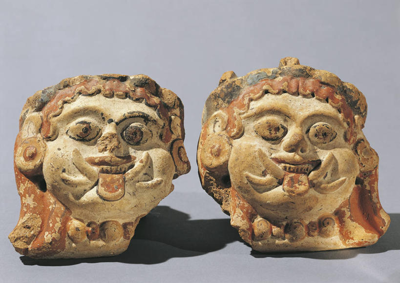 无人,横图,室内,雕塑,神话,两个,虚构,摄影,罗马省,彩图,影棚拍摄,拟人,蛇发女怪